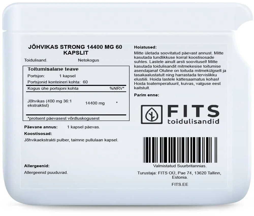 Cranberry Strong 14,400mg 60 capsules - FITS Dietary Supplements