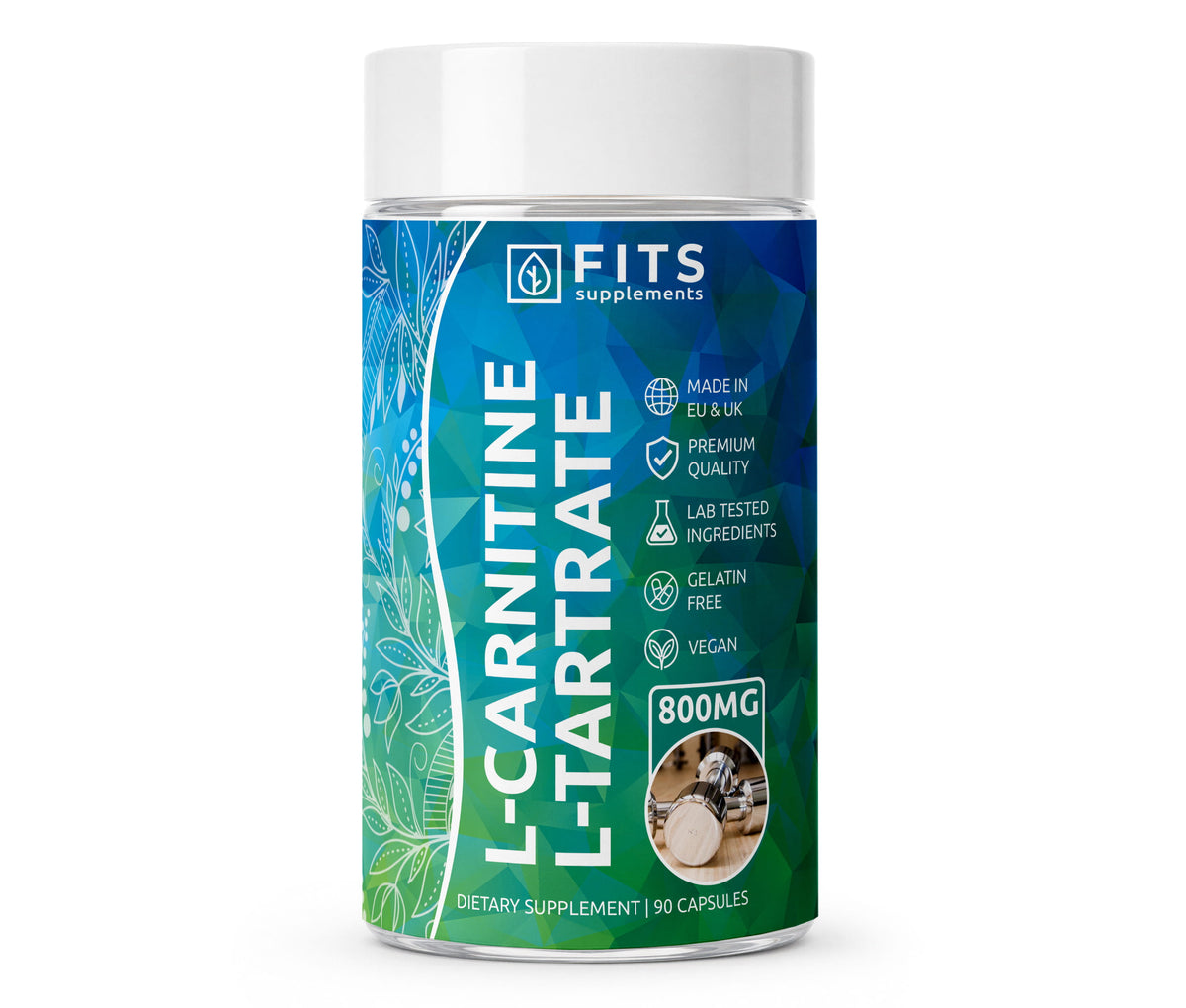 L-Carnitine L-Tartrate 800mg 90 gélules