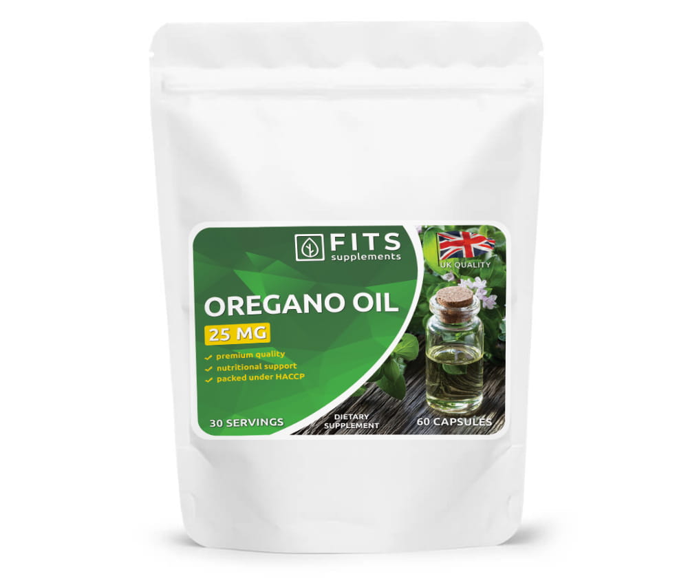 Huile d'Origan 25mg 60 gélules