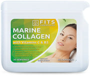 Marine Collagen, Vitamin C and Vitamin B3 60 capsules - FITS Dietary Supplements