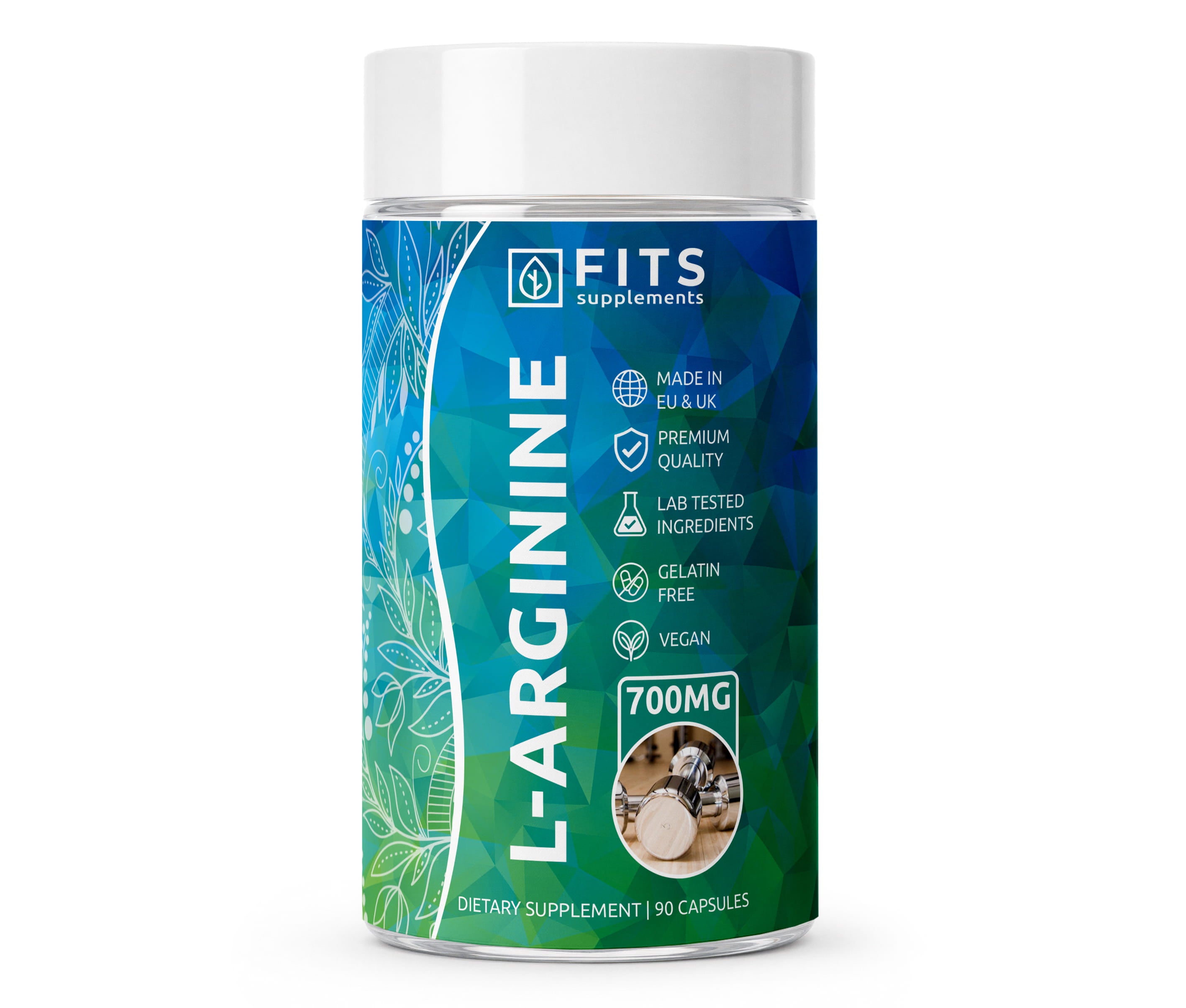 L-Arginine 700mg 90 gélules