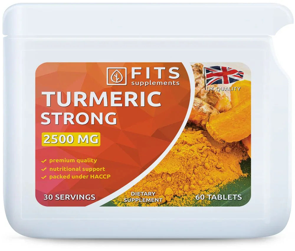 Turmeric Strong 2500mg 60 tablets - FITS Dietary Supplements