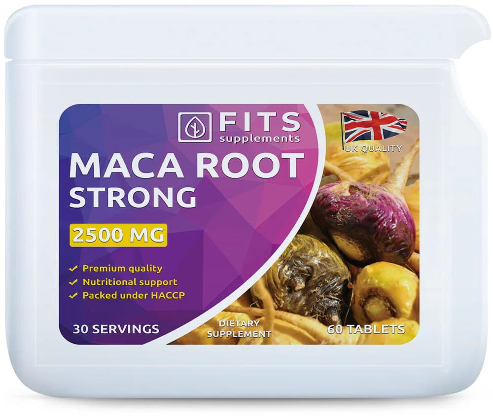 Maca Strong 2500mg 60 tablets - FITS Dietary Supplements