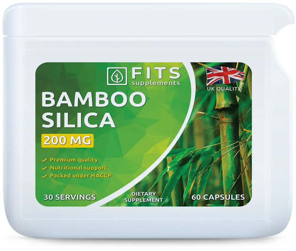Bamboo Silica 200mg 60 capsules - FITS Dietary Supplements