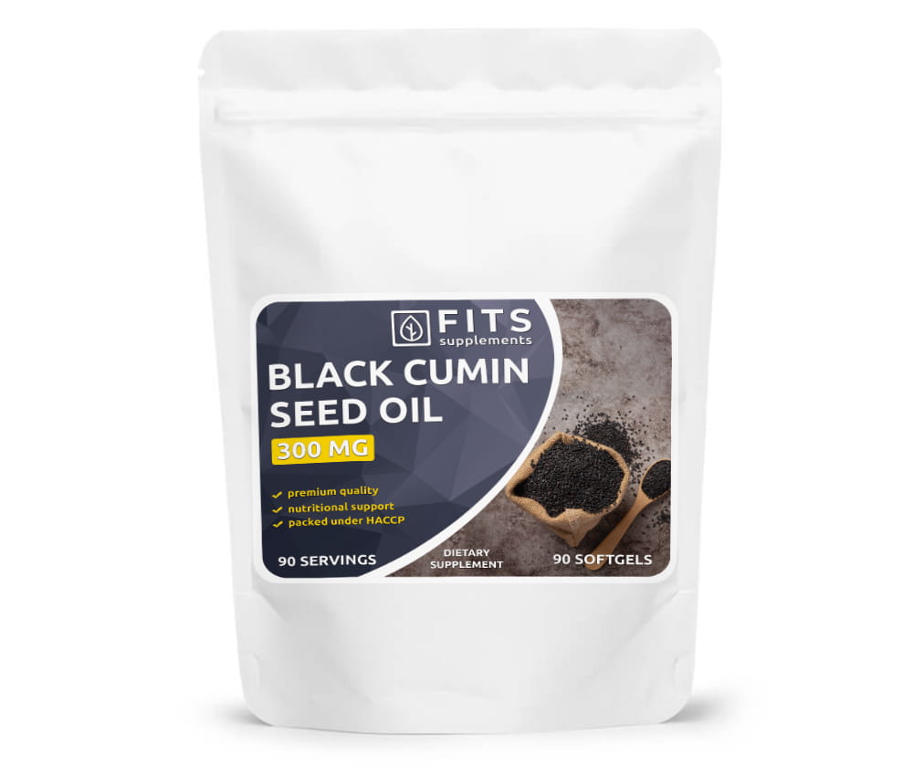 Huile de Cumin Noir 300mg 90 softgels
