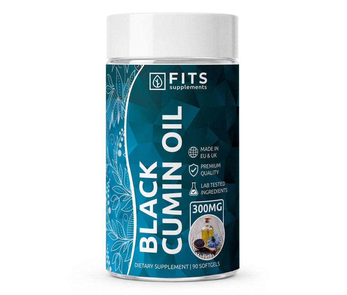 Huile de Cumin Noir 300mg 90 softgels