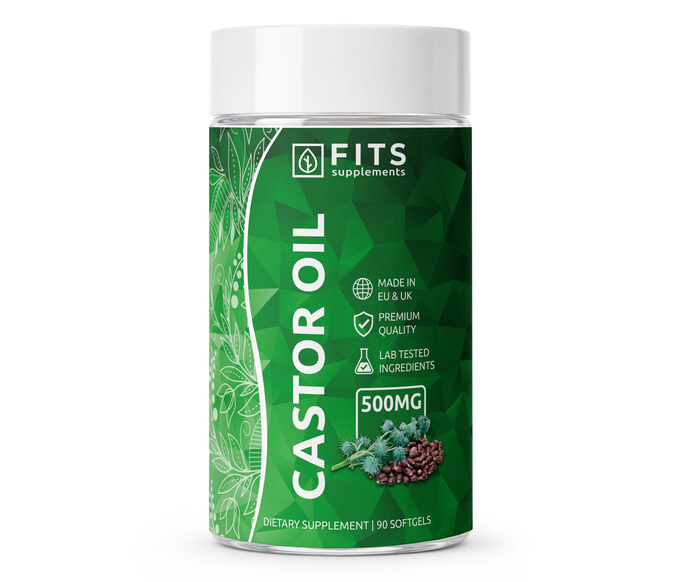 Castor Oil 500mg 90 Kapseln