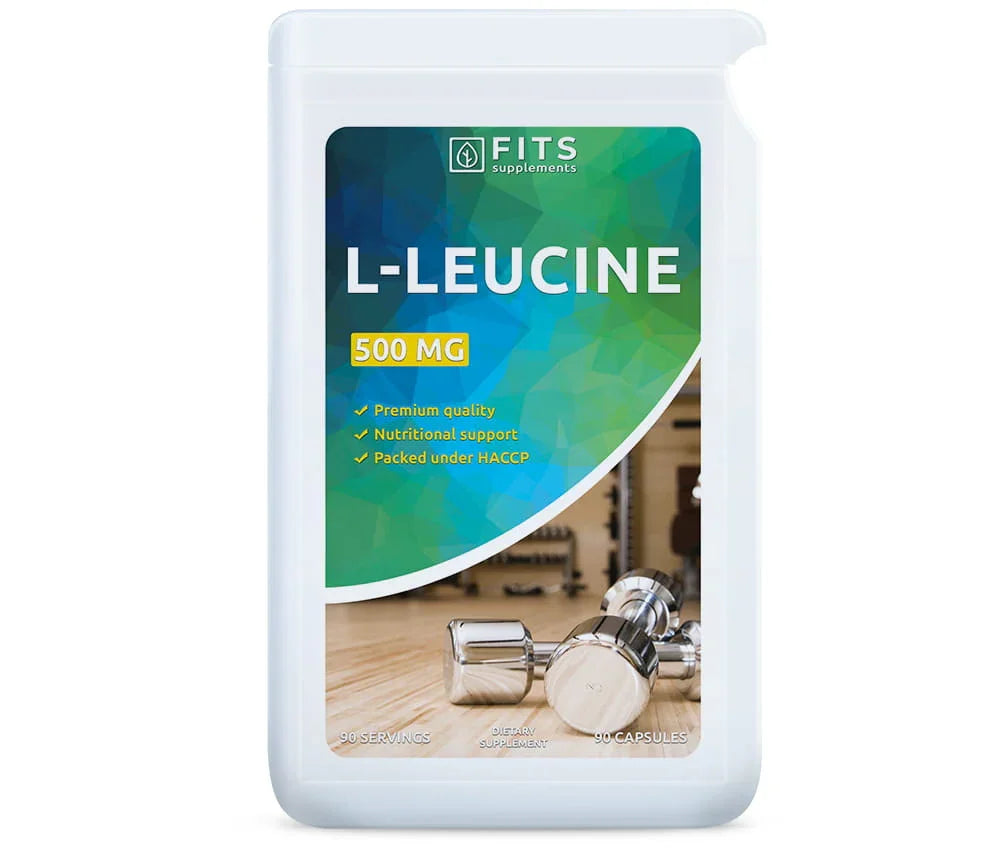 L-Leucine 500mg 90 capsules - FITS Dietary Supplements