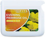Evening Primrose Oil Omega 6 GLA 90 softgels - FITS Dietary Supplements