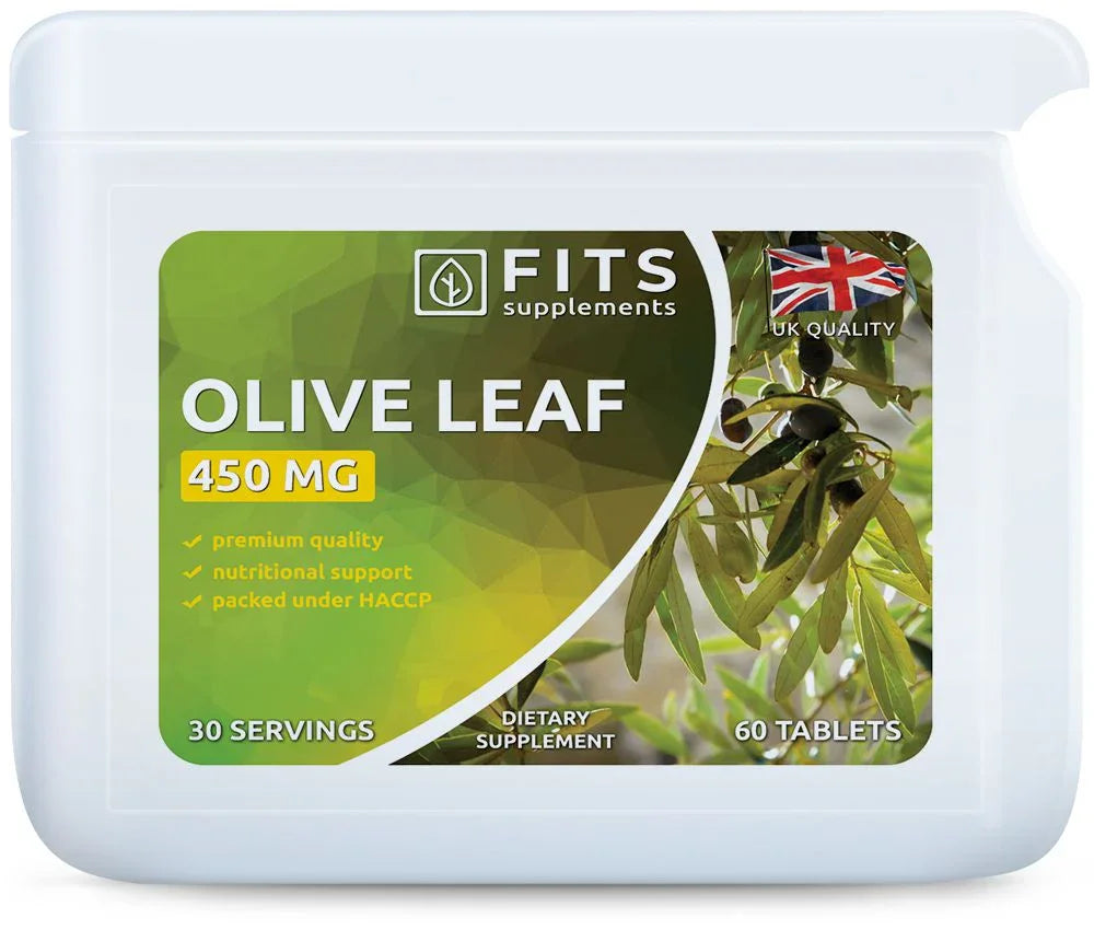 Olive Leaf 450mg 60 tablets - FITS Dietary Supplements