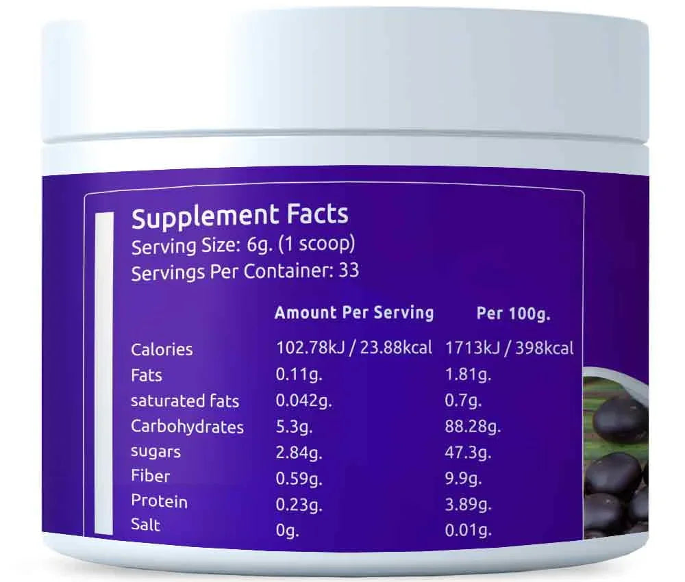 Acai Berry powder 200g - FITS Dietary Supplements