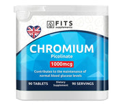 Chromium 1000mcg 90 tablets - FITS Dietary Supplements