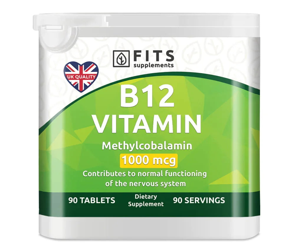 Vitamin B12 1000mcg 90 tablets - FITS Dietary Supplements