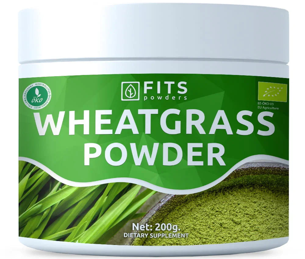 Organic Wheatgrass powder 200g - FITS Dietary Supplements