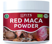 BIO Organic Red Maca powder 300g - FITS Dietary Supplements