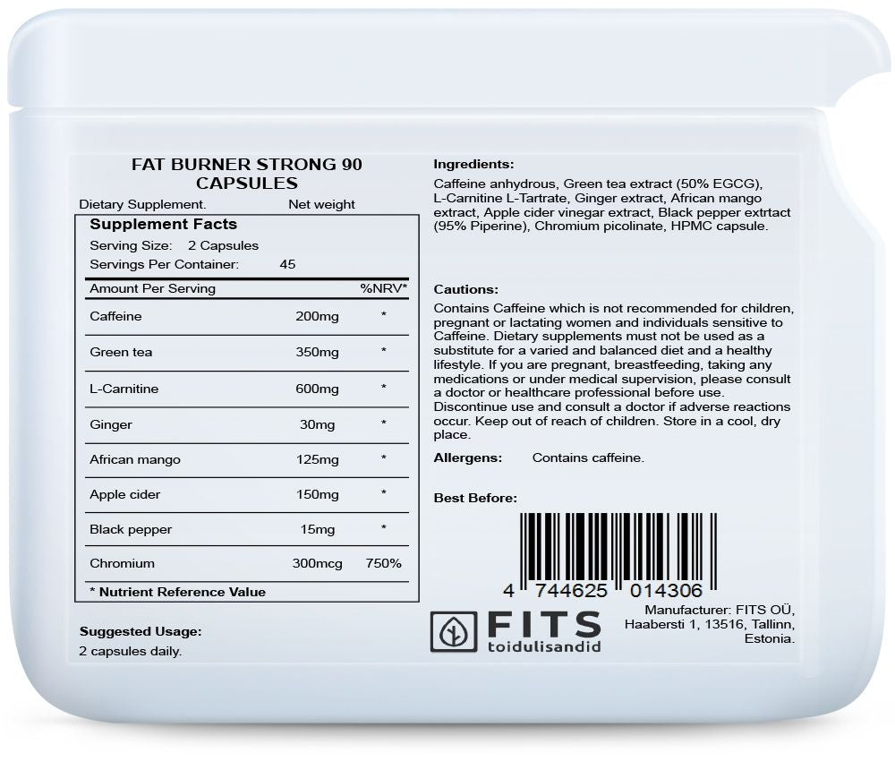 Fat Burner Strong 90 gélules