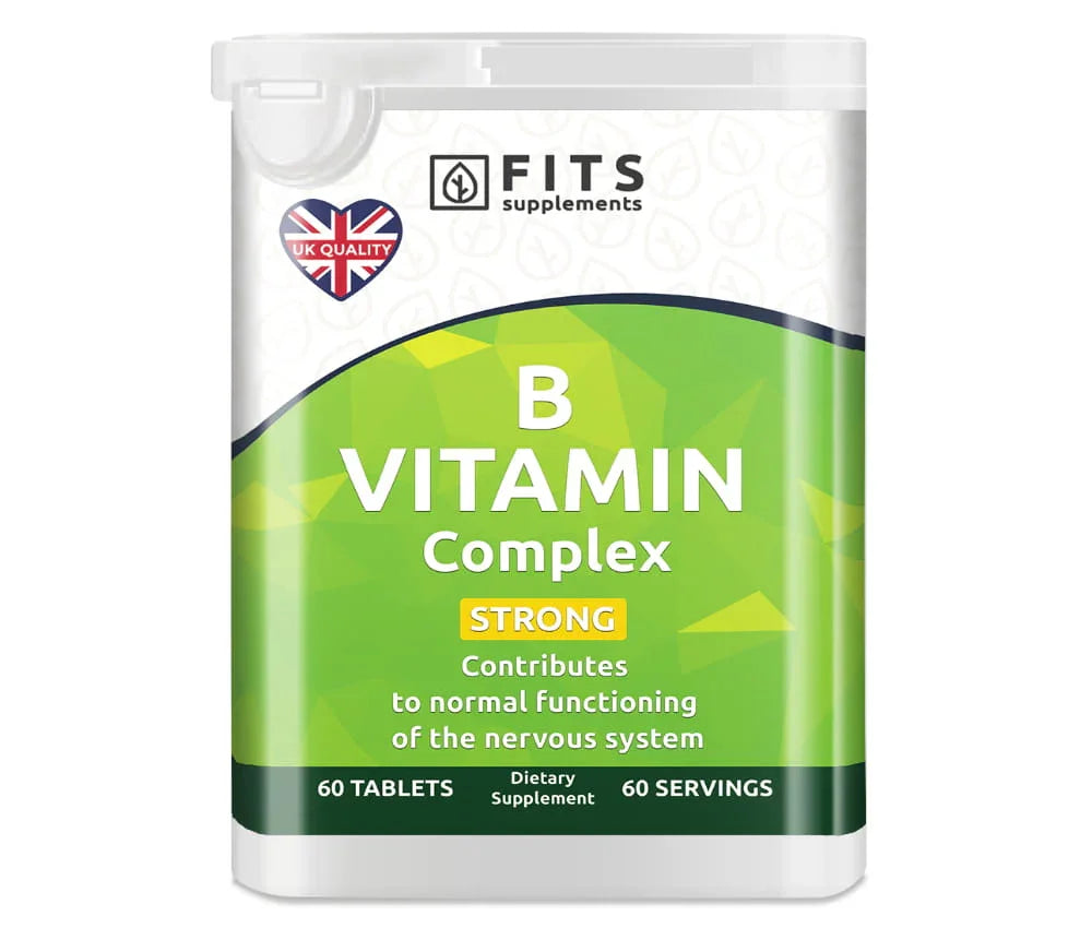 Vitamin B Complex Strong 60 tablets - FITS Dietary Supplements