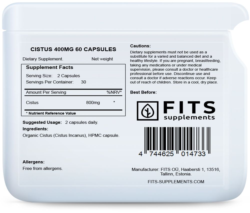 Ciste 400mg 60 capsules