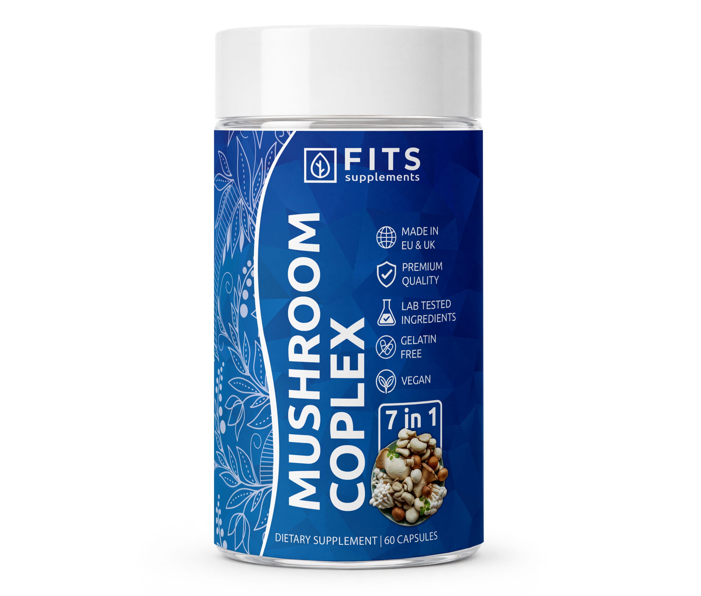 Organic Mushrooms Complex 7 in 1 Kapseln