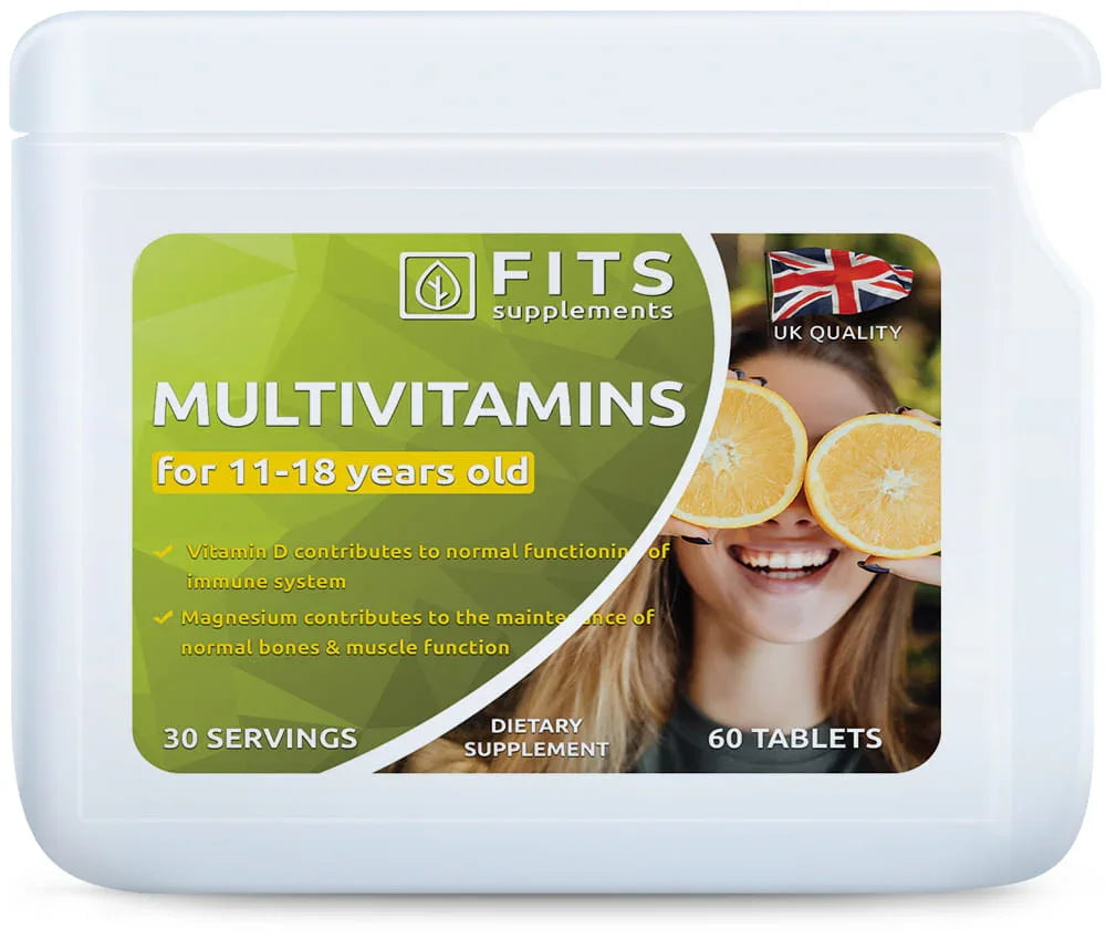 Multivitamins for 11-18 Years Old 60 tablets - FITS Dietary Supplements