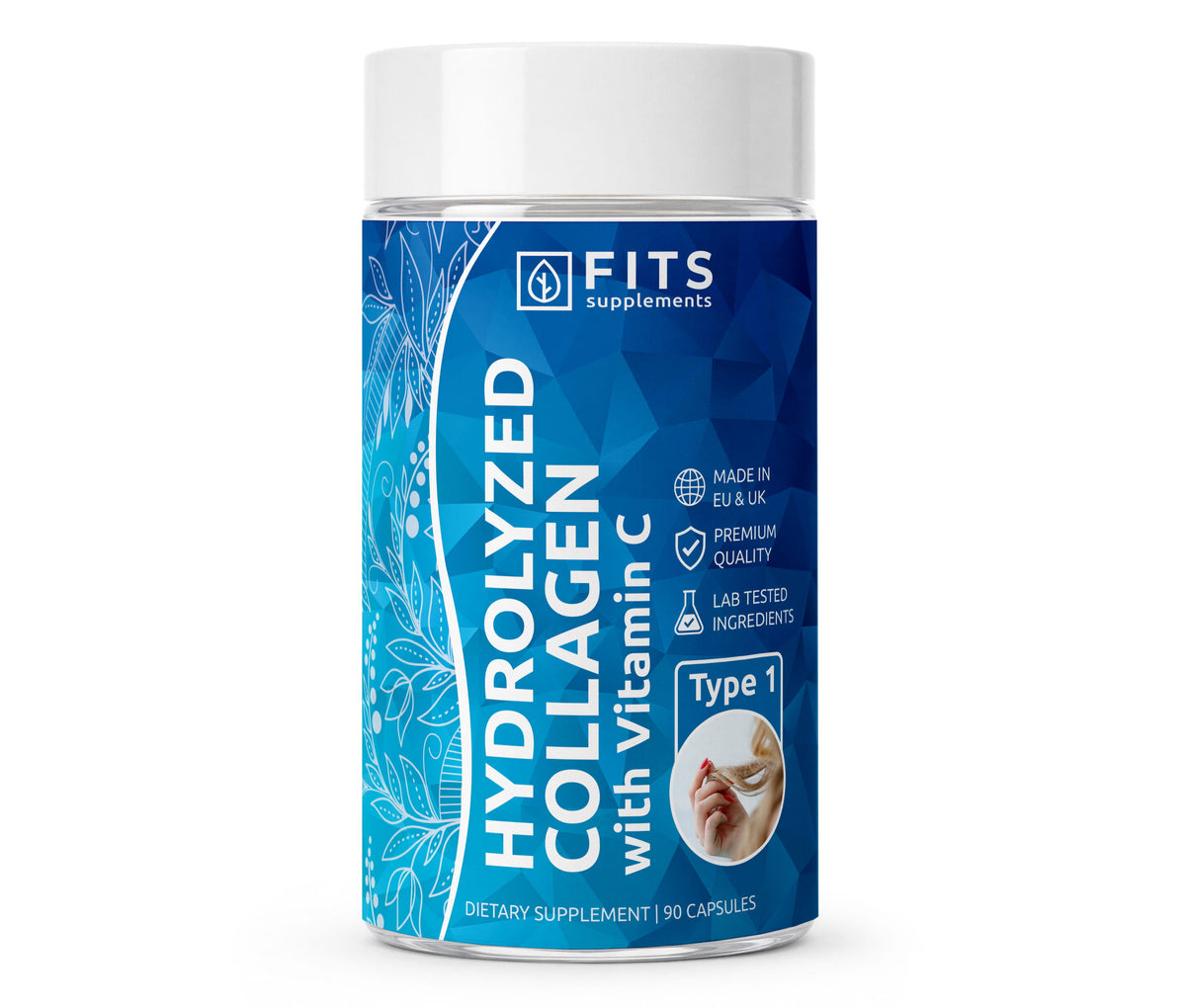 Hydrolyzed Collagen Type 1 with Vitamin C 90 Kapseln