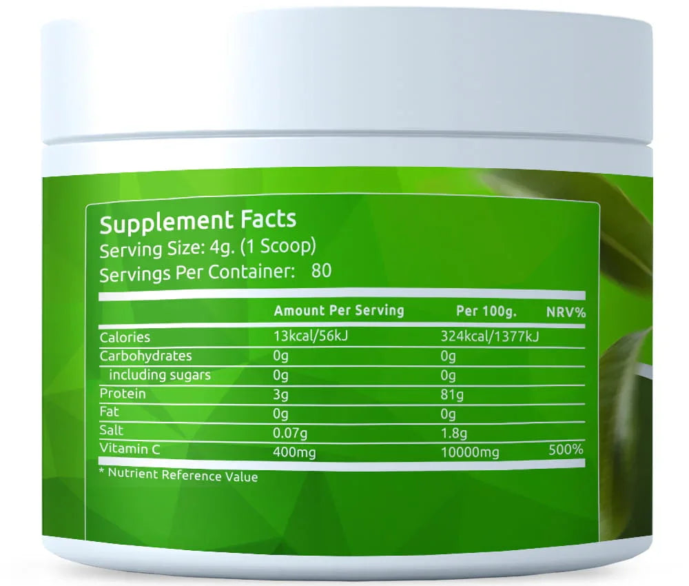 Premium Hydrolyzed Collagen with Vitamin C 320g powder - FITS Dietary Supplements