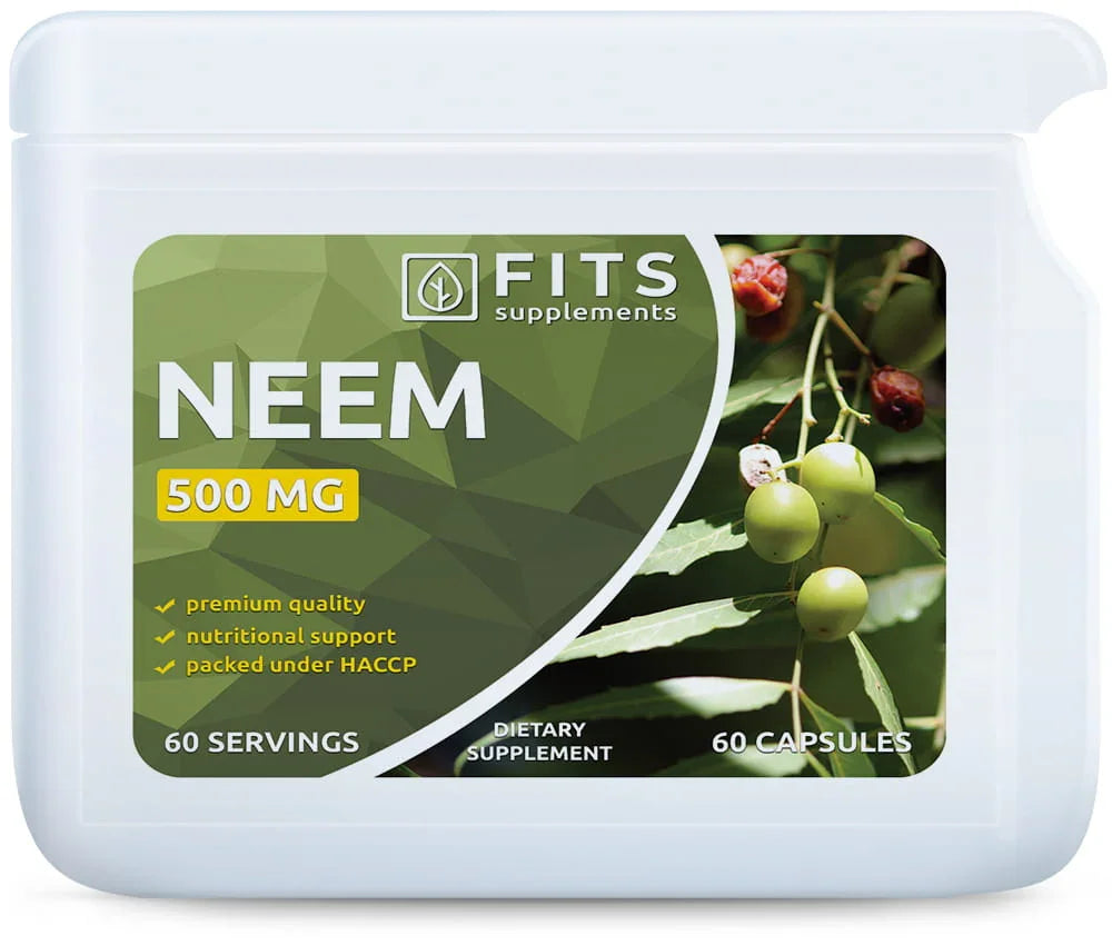 Neem 500mg 60 capsules - FITS Dietary Supplements
