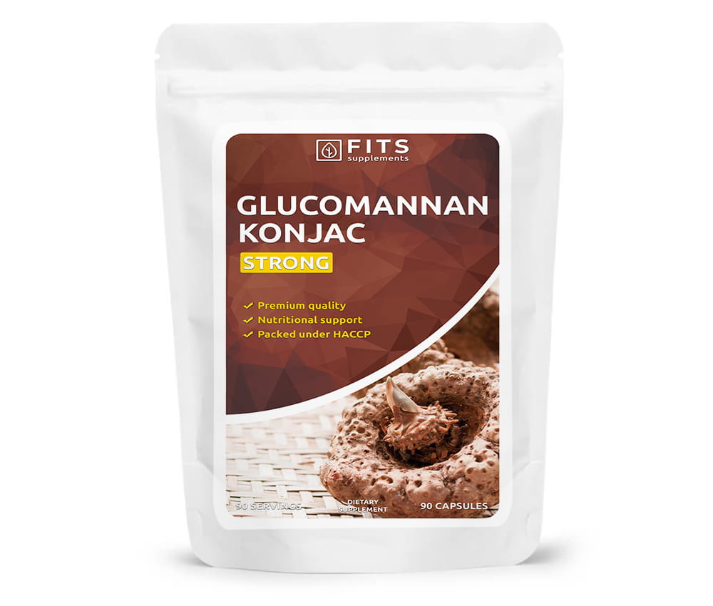 Glucomannan Konjac Sterk 600mg 90 capsules
