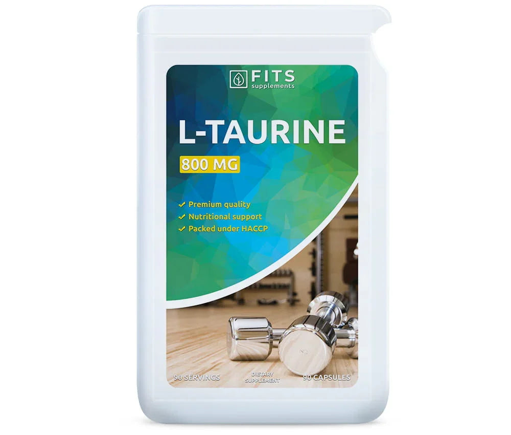 L-Taurine 800mg 90 capsules - FITS Dietary Supplements