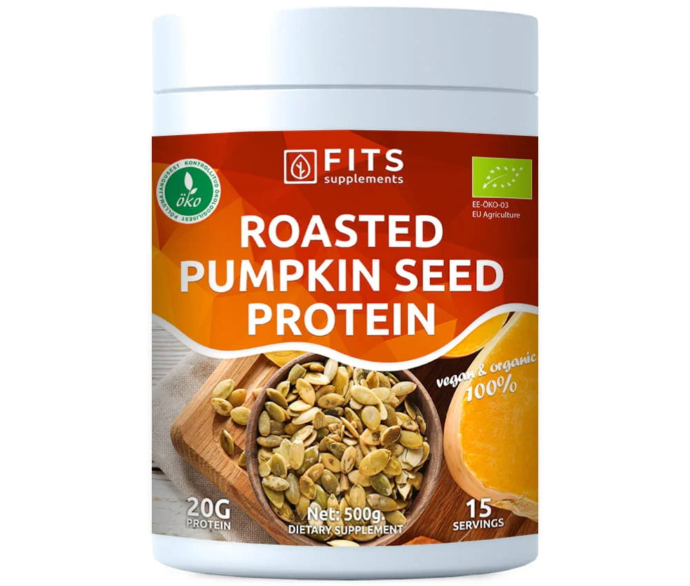 Organic Roasted Pumpkin Seed protein 500g - FITS Dietary Supplements
