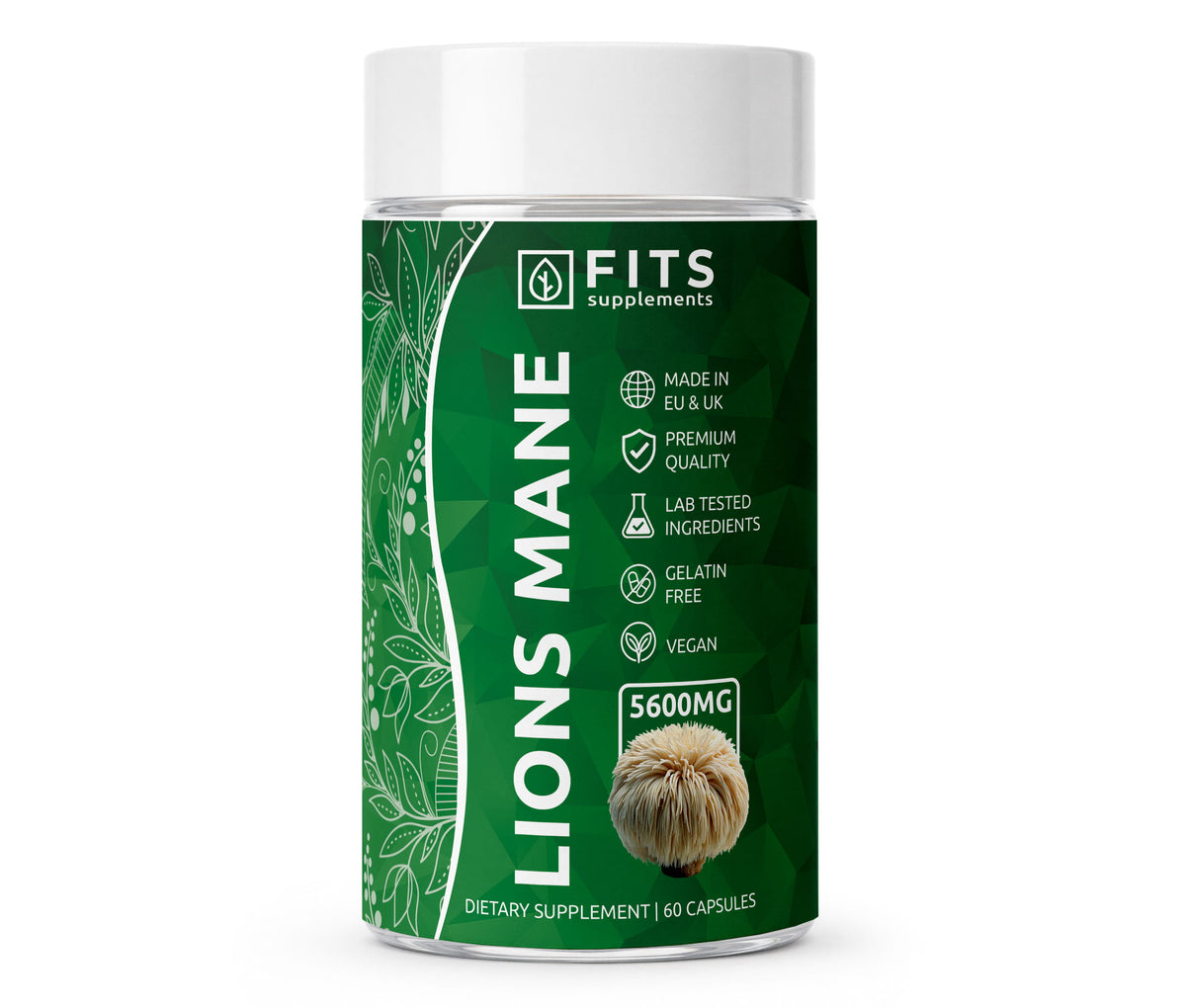Crinière de Lion Forte 5600mg 60 gélules
