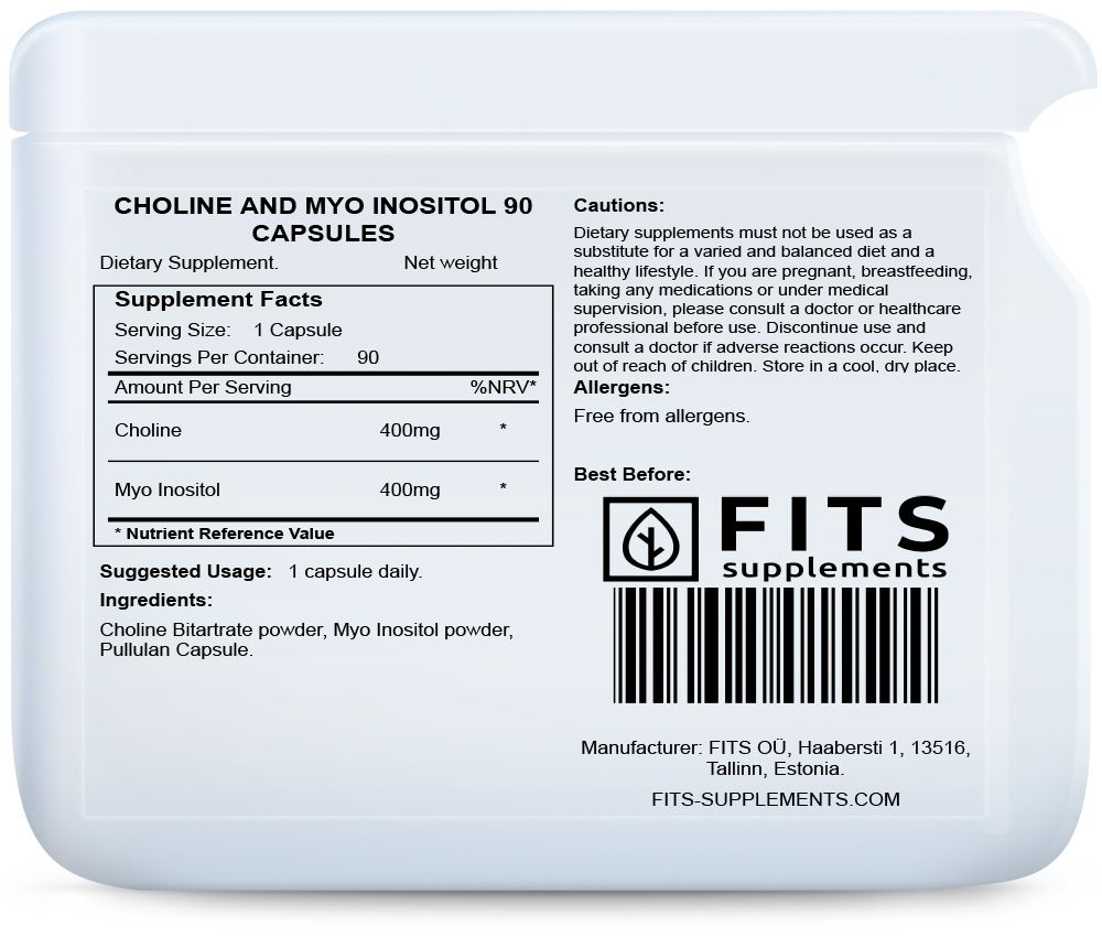 Choline et Myo Inositol 90 gélules
