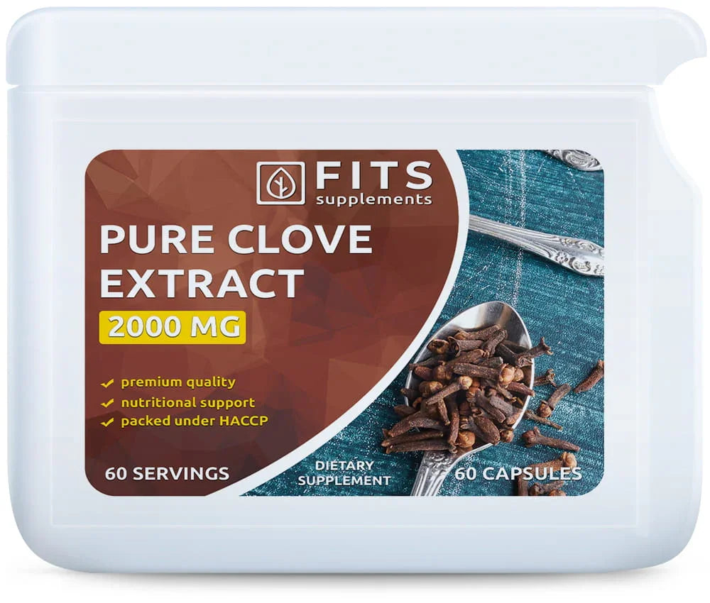 Clove 2000mg 60 capsules - FITS Dietary Supplements
