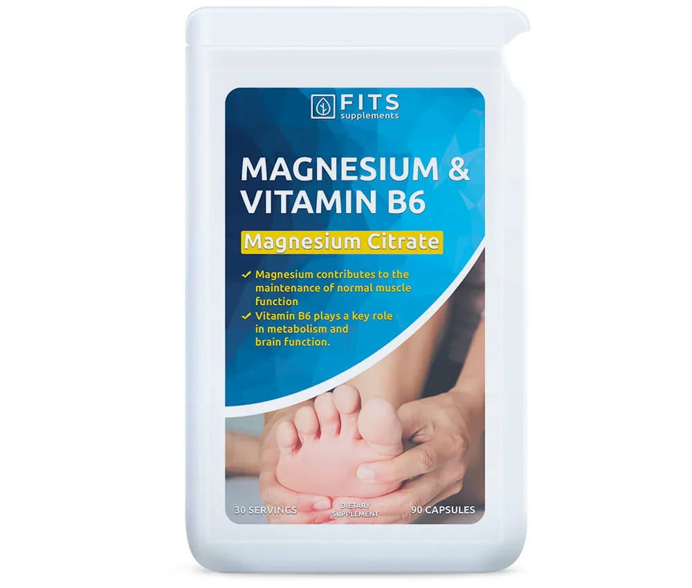 Magnesium and Vitamin B6 90 capsules - FITS Dietary Supplements