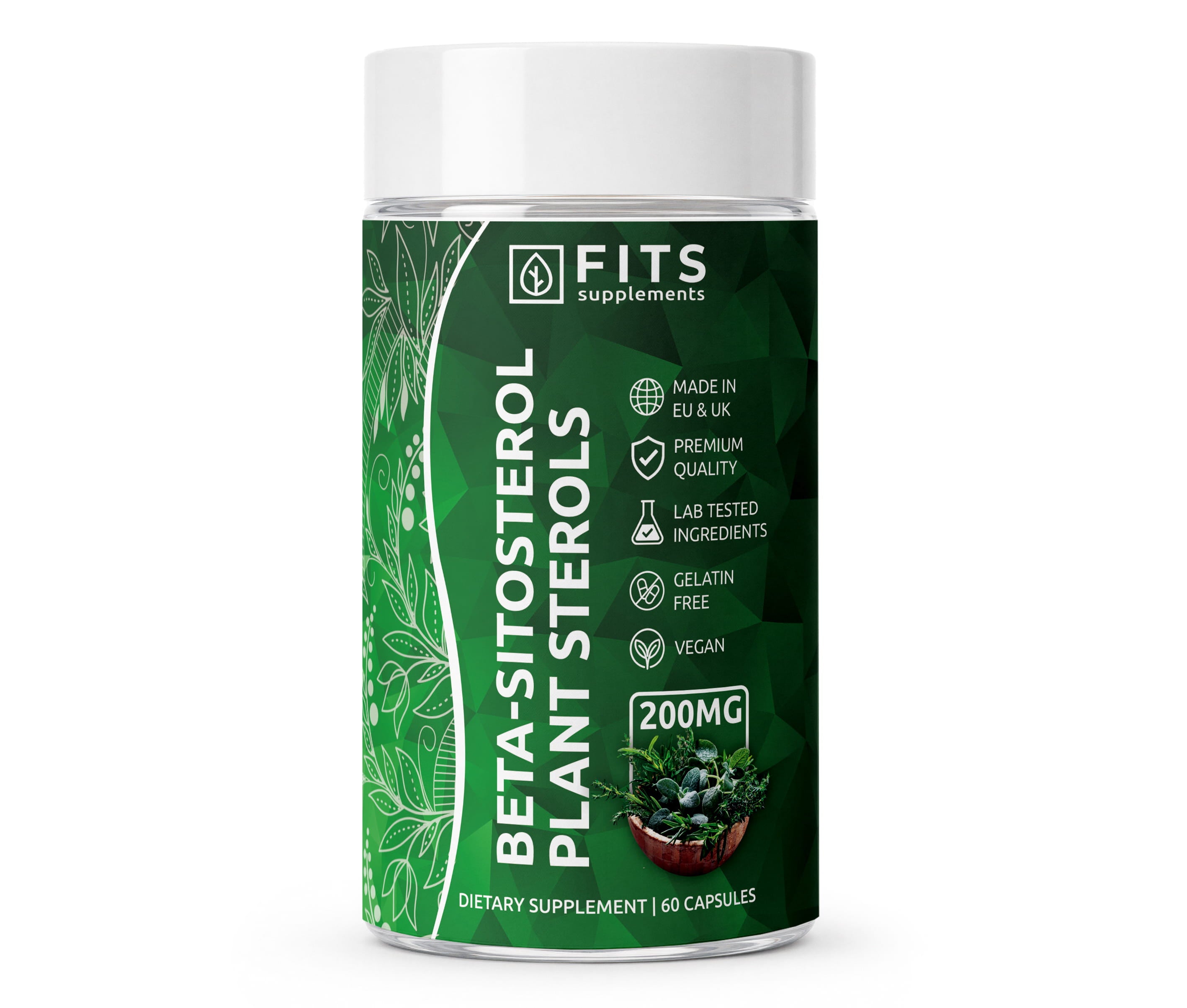 Bêta-Sitostérol Stérols Végétaux 200mg 60 capsules