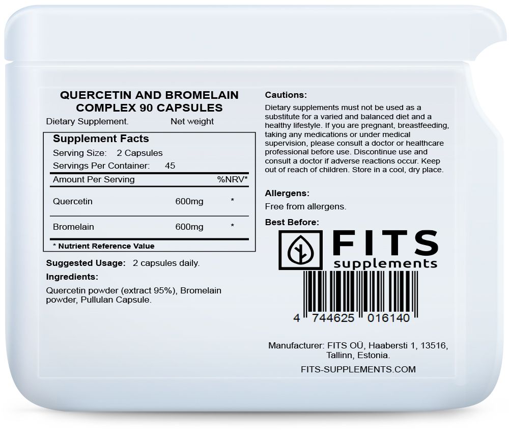 Quercetin and Bromelain Complex Kapseln