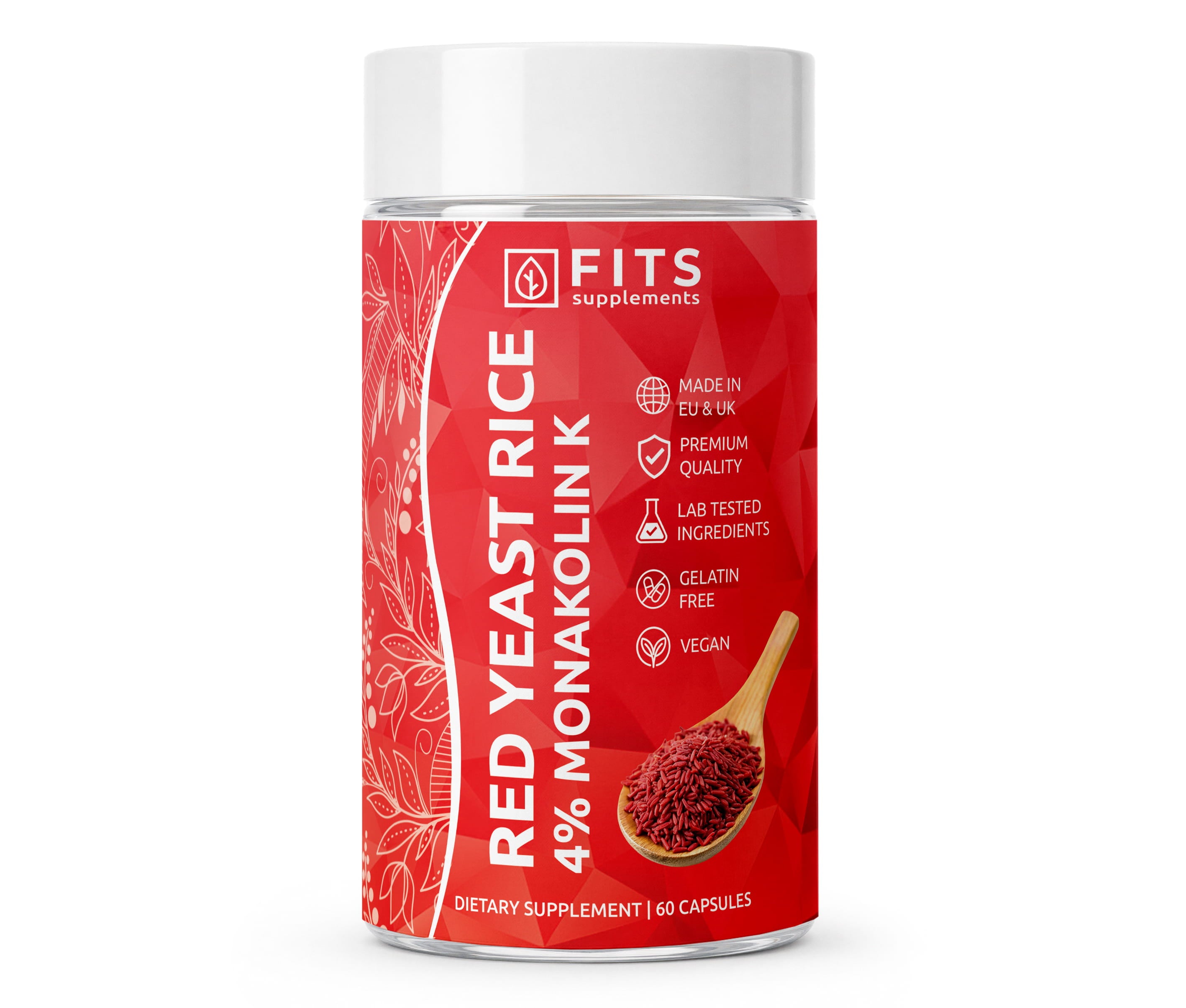 Riz de levure rouge Monacolin K 60 gélules