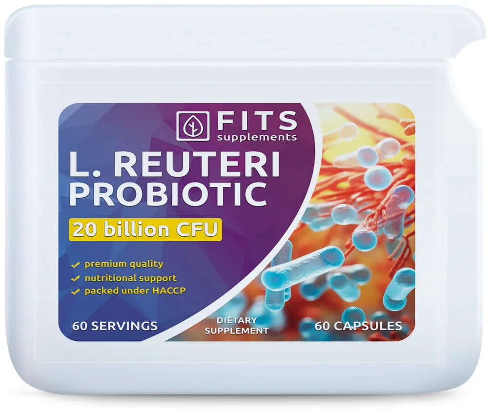 Probiotic L. Reuteri Lactobacillus 60 capsules - FITS Dietary Supplements