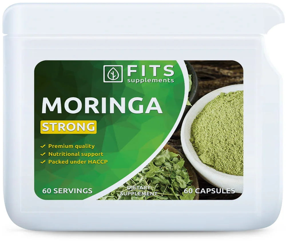 Moringa Strong 12000mg 60 capsules - FITS Dietary Supplements