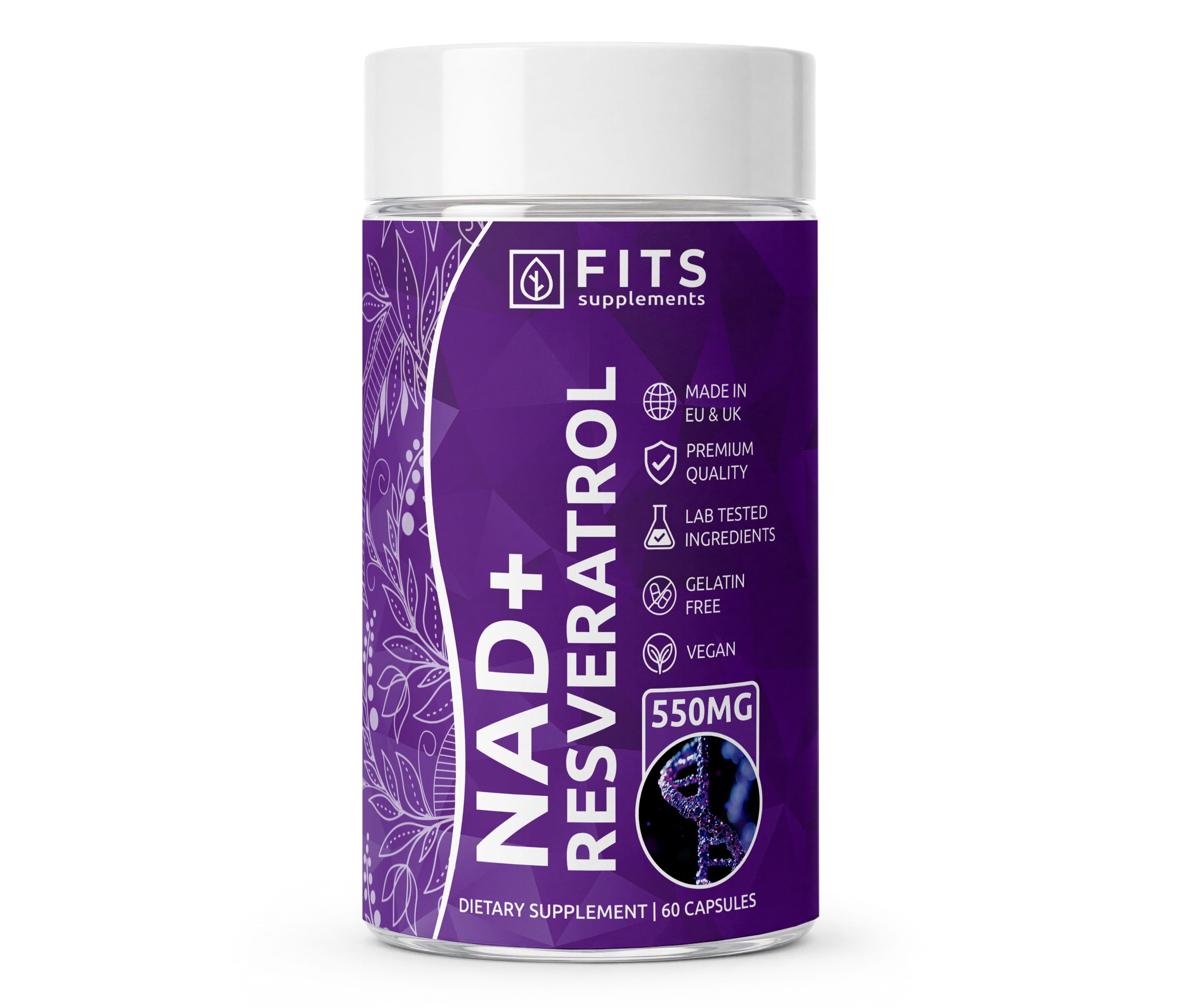 NAD+ en Resveratrol 60 capsules