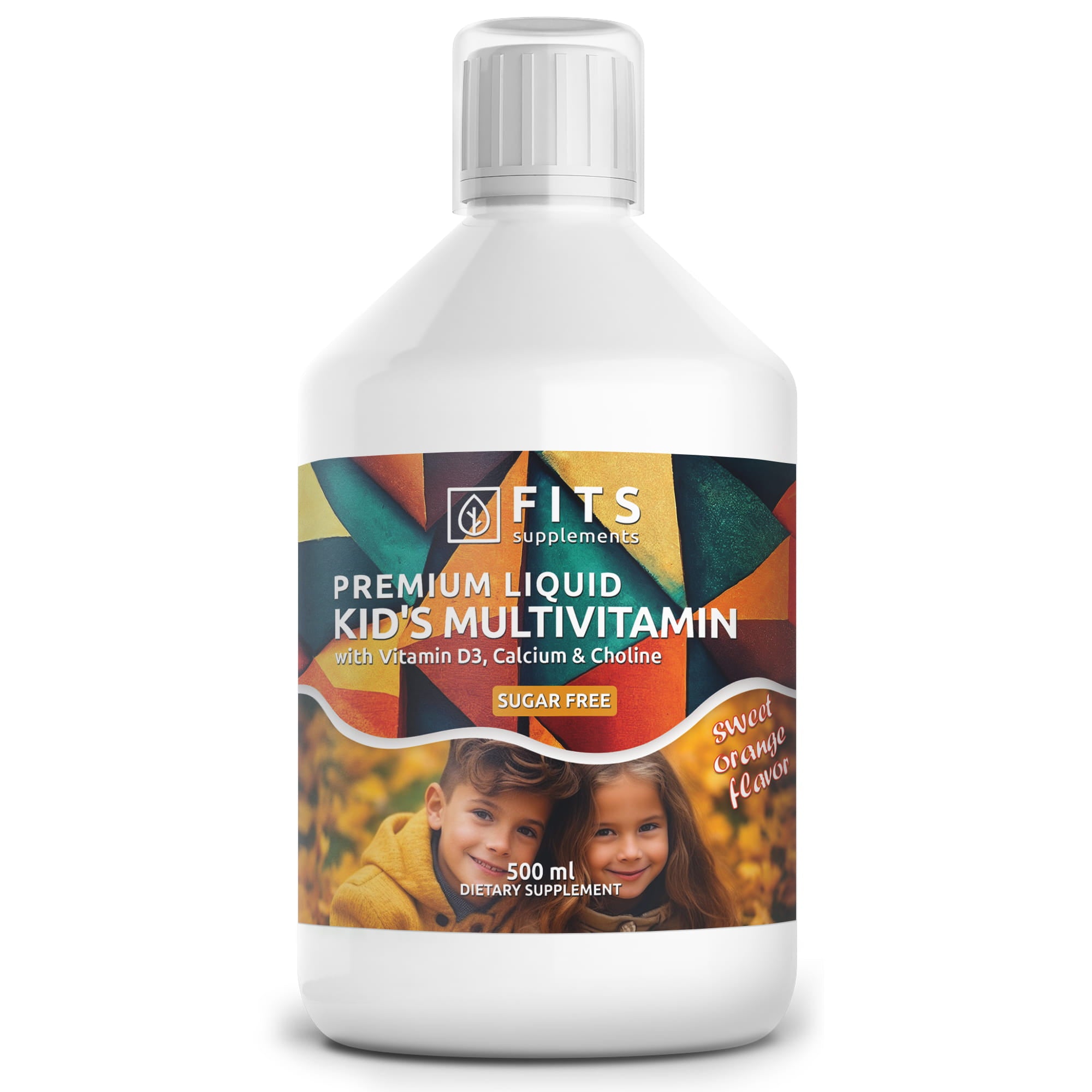 Multivitamines liquides pour enfants sans sucre 500ml