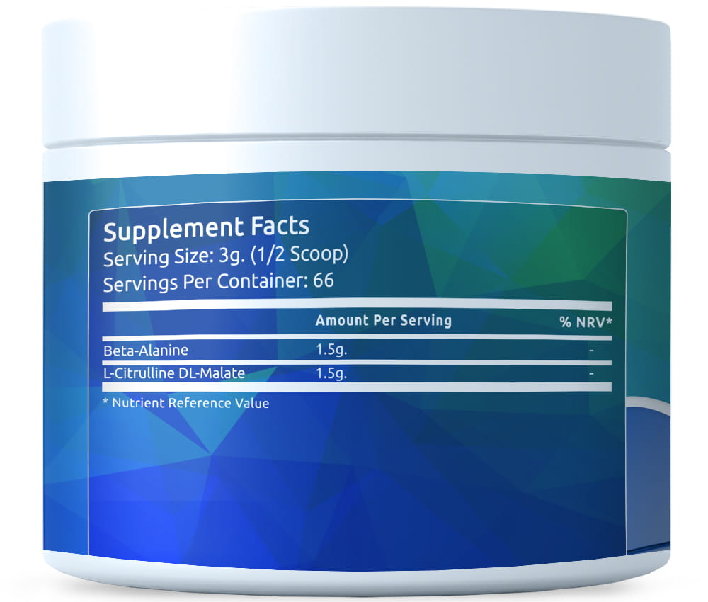 Poudre de Bêta-Alanine et Citrulline 200g