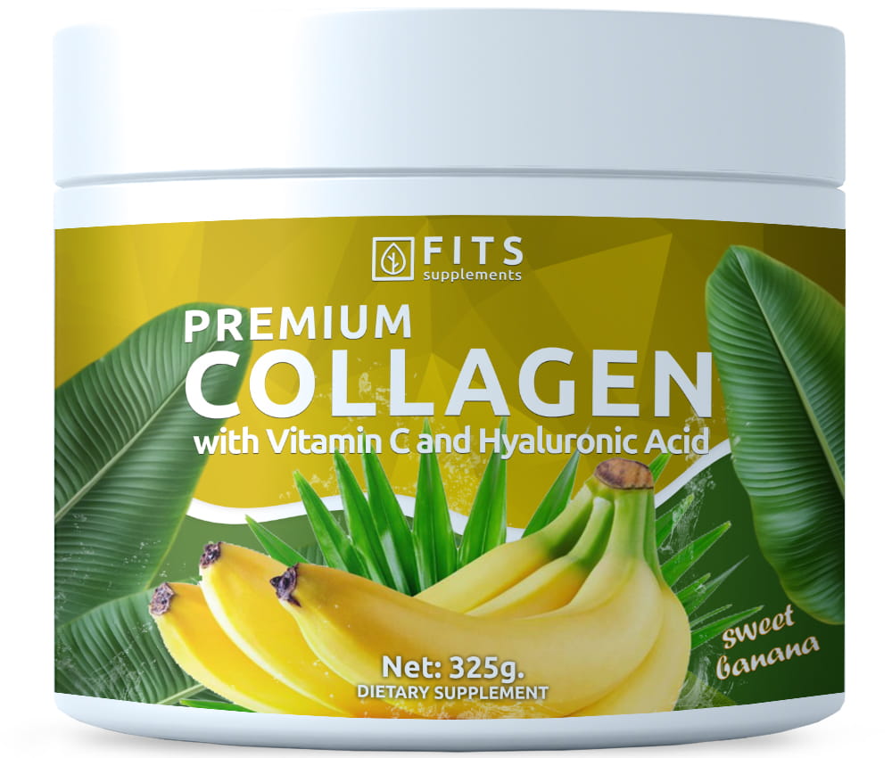Premium Kollagen Süße Banane 325g Pulver