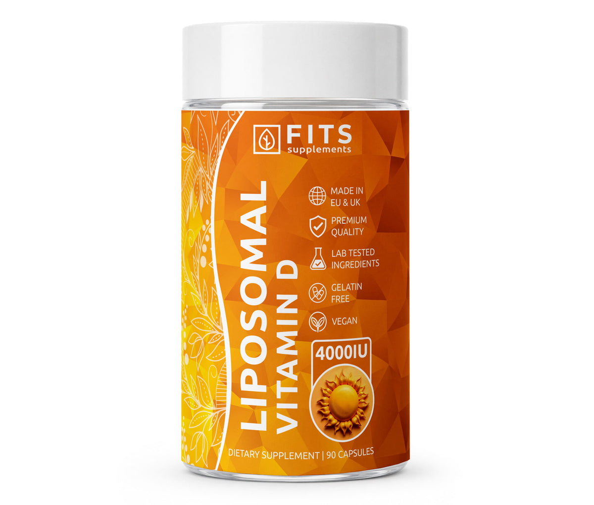 Liposomale vitamine D 4000IE 90 capsules