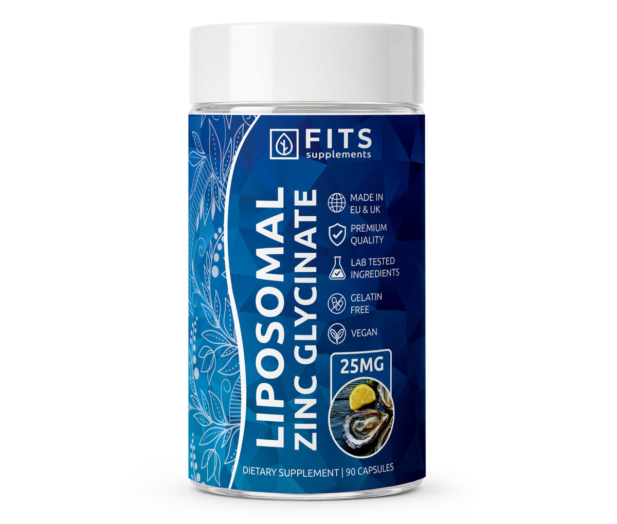 Liposomaal zinkglycinaat 25mg 90 capsules